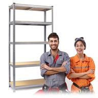 PEVNÝ SKLADOVÝ REGÁL 180X90X40CM NOSNOSŤ 875KG PEVNÝ SKLADOVÝ REGÁL 180X90X40CM NOSNOSŤ 875KG