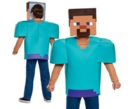 Oblečenie Kostým Steve Minecraft Karnevalové maškarné šaty Licencia 7-8 rokov Oblečenie Kostým Steve Minecraft Karnevalové maškarné šaty Licencia 7-8 rokov