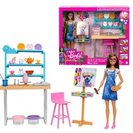 Umelecké štúdio bábiky Barbie Painter HCM85