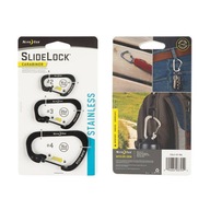Sada karabín SlideLock #2, #3, #4 Black Nite Ize Sada karabín SlideLock #2, #3, #4 Black Nite Ize