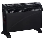 Volteno 2000 W čierny MAT konvektorový ohrievač Turbo Prívod vzduchu Ventilátor Volteno 2000 W čierny MAT konvektorový ohrievač Turbo Prívod vzduchu Ventilátor