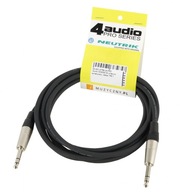 4Audio MIC2022 3m TRS vyvážený / stereo kábel