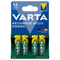 Batérie VARTA ACCU POWER AA 2600mAh 4 ks. Batérie VARTA ACCU POWER AA 2600mAh 4 ks.