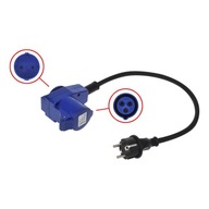 CEE Konektor adaptéra Pravouhlý s káblom Socket 230V CEE Konektor adaptéra Pravouhlý s káblom Socket 230V