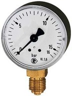 Manometer 40 mm, 0-10 bar G1/8" RIEGLER Manometer 40 mm, 0-10 bar G1/8" RIEGLER