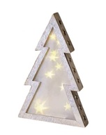 Drevený vianočný stromček s LED hviezdičkami Drevený vianočný stromček s LED hviezdičkami