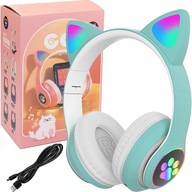 SLÚCHADLÁ PRE DETI Bluetooth Cat Ears B39 LED