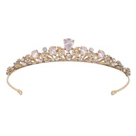SVADOBNÁ dekorácia dámska korunka krištáľ TIARA DIADEM elegantná svadobná SVADOBNÁ dekorácia dámska korunka krištáľ TIARA DIADEM elegantná svadobná