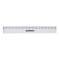 Pravítko DONAU 16cm priehľadné 50ks Pravítko DONAU 16cm priehľadné 50ks