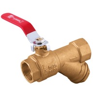 GUĽOVÝ KOHÚT PERFEXIM S UHNUTÝM FILTROM, MOSADZNÝ DN15 PERFEKT SYSTÉM 1/2 WW GUĽOVÝ KOHÚT PERFEXIM S UHNUTÝM FILTROM, MOSADZNÝ DN15 PERFEKT SYSTÉM 1/2 WW