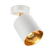 Lampa Plafon Luster Pohyblivé tienidlo biele zlato