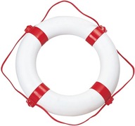 Záchranné koleso Corallo, biele s červenými pruhmi, 65 cm Záchranné koleso Corallo, biele s červenými pruhmi, 65 cm