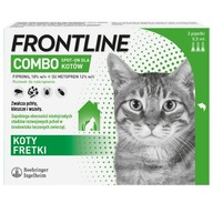 Frontline Combo Cats Spot-on 3 pipety K Frontline Combo Cats Spot-on 3 pipety K
