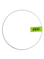 Kovová obruč BIELA ø100 cm - lapač snov Kovová obruč BIELA ø100 cm - lapač snov