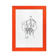 Portrétový rám BOROVICA oranžová 40x60 + ZADARMO Portrétový rám BOROVICA oranžová 40x60 + ZADARMO