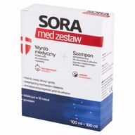 Sora med tekutý šampón proti všiam 2x 100 ml