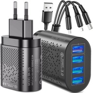 RÝCHLA SIEŤOVÁ NABÍJAČKA PRE TELEFÓN QC 3.0 48W RÝCHLA SIEŤOVÁ NABÍJAČKA PRE TELEFÓN QC 3.0 48W