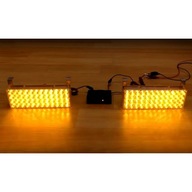 LED panely TUNNING STROBE 12V Žlté