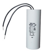 Štartovací kondenzátor motora 8uF 450V MIFLEX str. Štartovací kondenzátor motora 8uF 450V MIFLEX str.