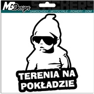 Nálepka TERENIA V AUTE AUTO 18x14 farba Nálepka TERENIA V AUTE AUTO 18x14 farba