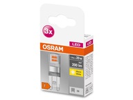 Osram 3x LED CAPSULE žiarovka G9 1,9W=20W 2700K