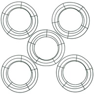 5ks Veniec základ Craft Circle drôtený veniec