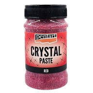 CRYSTAL red glitter PASTE 100ml - Pentart CRYSTAL red glitter PASTE 100ml - Pentart