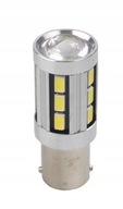 LED žiarovka P21W Ba15s SMD CANBUS 12V biela M-tech