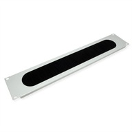 Kefový podávač pre RACK 19" 2U, šedý Kefový podávač pre RACK 19" 2U, šedý