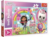 Puzzle TREFL Domček pre mačky Gabi Wesoła Gabi 14353 Puzzle TREFL Domček pre mačky Gabi Wesoła Gabi 14353
