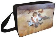 Taška cez rameno Dievčatá hrajúce sa na pláži Mary Cassatt