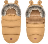 Spací vak pre kočík Sled s kožušinou 4v1 Béžová Spací vak pre kočík Sled s kožušinou 4v1 Béžová