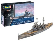 Zmenšený model lode HMS King George od Revell