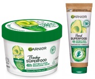 Sada krémov na ruky Garnier Superfood Avocado Oil 75 ml + balzam 380 ml Sada krémov na ruky Garnier Superfood Avocado Oil 75 ml + balzam 380 ml