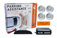 Parkovací asistent AUTOMAX strieborný s displejmi Parkovací asistent AUTOMAX strieborný s displejmi