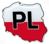 NÁLEPKA NA AUTO NÁLEPKA NA AUTO LESK KONTUR PL 3d 7,5 x 5cm 1/04020 NÁLEPKA NA AUTO NÁLEPKA NA AUTO LESK KONTUR PL 3d 7,5 x 5cm 1/04020