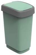 Rotho Twist Eco 25L výklopný odpadkový kôš, zelený Rotho Twist Eco 25L výklopný odpadkový kôš, zelený