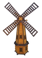 Drevený záhradný veterný mlyn Veterné mlyny 235cm dekorácia