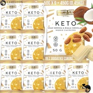 KETO SOFT COOKIE CHEESECAKE BIELA ČOKOLÁDA bez cukru bez lepku x9 0,45KG KETO SOFT COOKIE CHEESECAKE BIELA ČOKOLÁDA bez cukru bez lepku x9 0,45KG