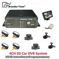 4-kanálový rekordér do auta 4-kanálový mobilný videorekordér MDVR 4-kanálový rekordér do auta 4-kanálový mobilný videorekordér MDVR