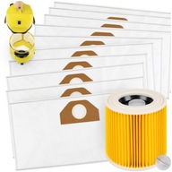 10x TAŠKY NA VYSÁVAČE KARCHER WD3 WD2 SE4001 PLUS KWD V-17 V-15 V12 FILTER 10x TAŠKY NA VYSÁVAČE KARCHER WD3 WD2 SE4001 PLUS KWD V-17 V-15 V12 FILTER