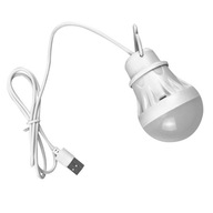 USB žiarovka Farebná PVC environmentálna lampa 5V 3W
