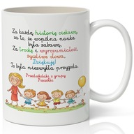BIELY HRNČEK, PERFEKTNÝ DARČEK pre pani PREDŠKOLSKÚ TÝM Koniec roka NÁZOV BIELY HRNČEK, PERFEKTNÝ DARČEK pre pani PREDŠKOLSKÚ TÝM Koniec roka NÁZOV
