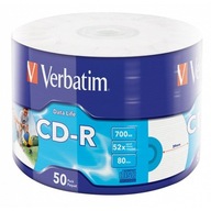 Verbatim CD-R, 43794, atramentová tlač, 50 kusov, 7 kusov
