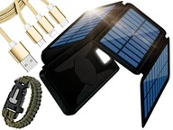 Solárna powerbanka Indukčný kábel na solárnu batériu
