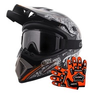 LIGHT CROSS bmx prilba na ENDURO QUAD ATV CROSS L+Okuliare+Rukavice L LIGHT CROSS bmx prilba na ENDURO QUAD ATV CROSS L+Okuliare+Rukavice L