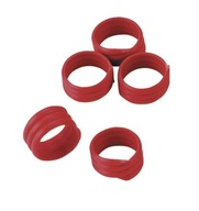 Špirálová páska pre hydinu, 16 mm, červená, 20 ks