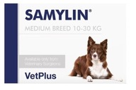 Vetplus samylín pre stredných psov 10-30 kg 30 tabliet Vetplus samylín pre stredných psov 10-30 kg 30 tabliet