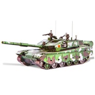 Piececool kovové puzzle Model 3D bojového tanku 99A Piececool kovové puzzle Model 3D bojového tanku 99A