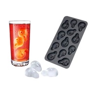 3D silikónová forma na výrobu ľadu na lebku 3D silikónová forma na výrobu ľadu na lebku
